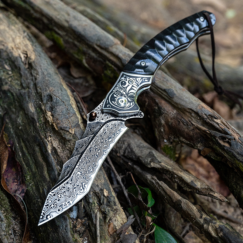 Dao gấp Eagle Eye Damascus 67 lớp VG10 độ cứng cao